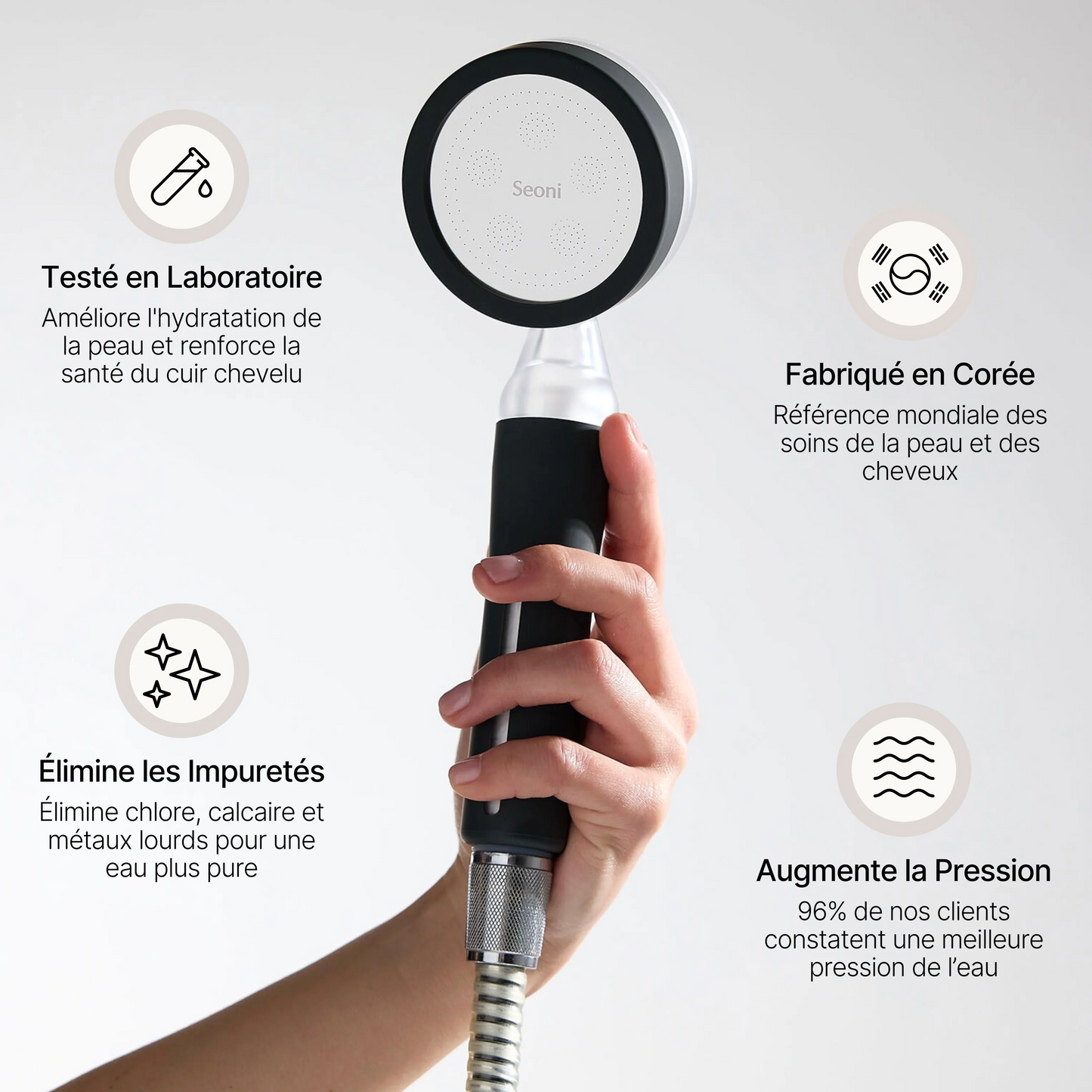 Pommeau de Douche Filtrant